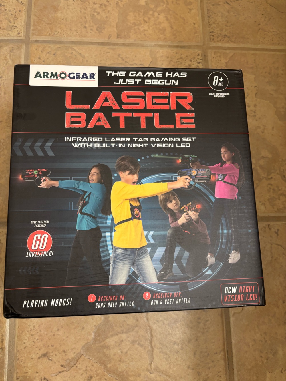 New Laser Battle With Night Vision Led